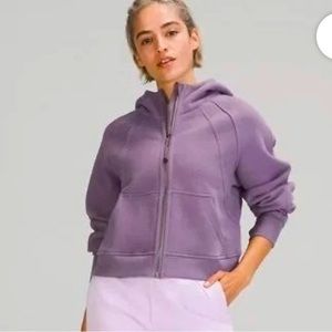 Lululemon Scuba Oversized Full Zip Dusky Lavender